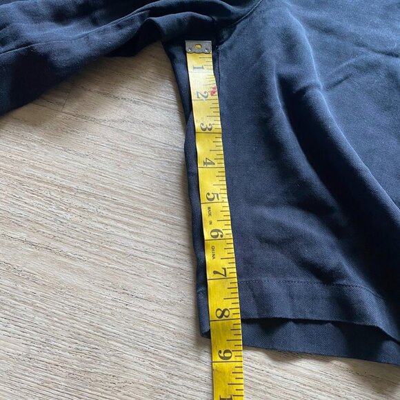 Baracuta Mens 100% Silk Pleat Front Black Golf Casual Dress Shorts Size 40 - Picture 2 of 3